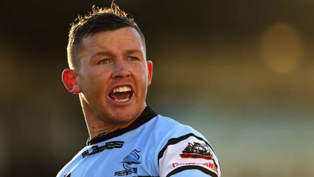 Target ... Todd Carney of the Sharks.