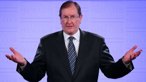 Brian Loughnane, federal director of the Liberal Party, flagged a push for electoral reform in his Press Club address.