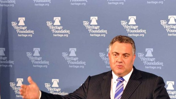 "I would like to see the RBA take on a greater role as a referee and in their statement include whether the banks should pass [rate cuts] on in full or in part" ... Joe Hockey.