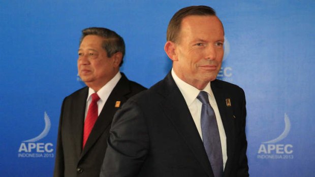 Susilo Bambang Yudhoyono has accused Tony Abbott of lacking a “sense of wrong-doing".