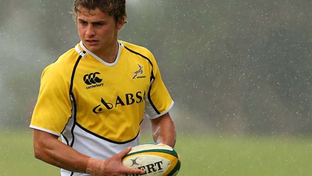 Pat Lambie replaces the injured Johan Goosen at No.10 for the Sprigboks.