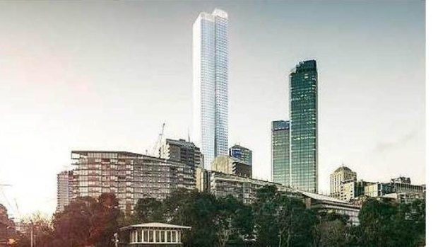 Rising demand: An artist's impression of 555 Collins Street, Melbourne.