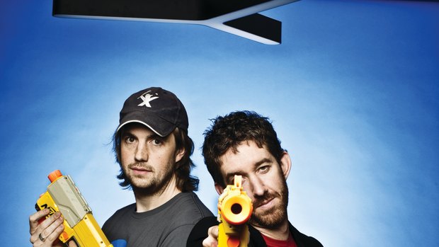 Atlassian co-founders Mike Cannon-Brookes and Scott Farquhar.