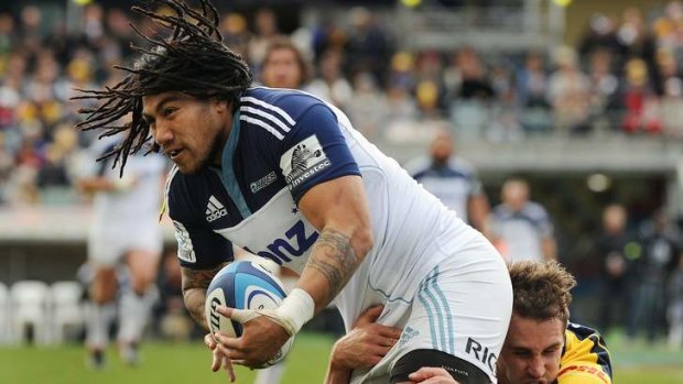 Back with the Blues: All Blacks star Ma'a Nonu.