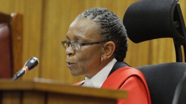 Judge Thokozile Masipa appeared to grow in confidence as she read her carefully prepared judgement.