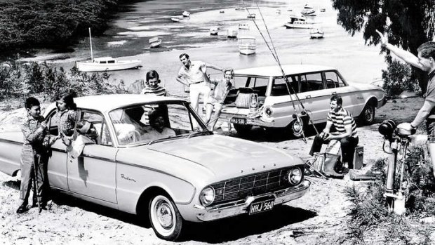 Early advertising for the Ford Falcon.