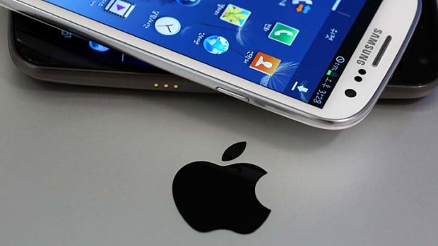 Patent war ... a judge has stopped Apple from seeking more than $US1 billion compensation from Samsung.