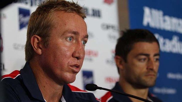 Sydney City Roosters coach Trent Robinson.