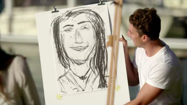 Ummmm ... Matty J needs to brush up on his art skills on The Bachelor.