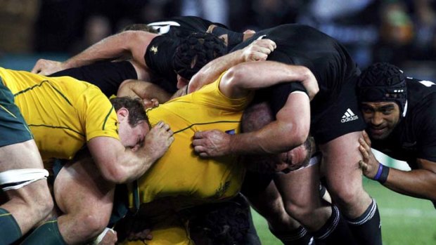 Contest ... it might not be pretty but the scrum is integral to rugby.