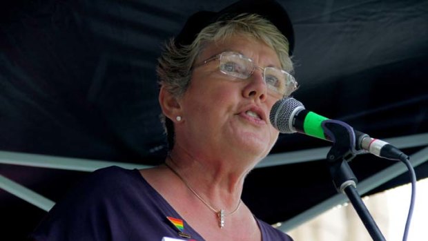 Tony Abbott is out of step with the public ... Parents and Friends of Lesbians and Gays spokesperson, Shelley Argent.