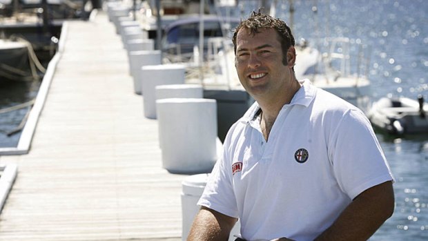 A long way from Lake Macquarie ... Wade "Bubs" Morgan will take part in the gruelling Volvo Open Race.