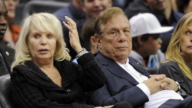 Clippers owner Donald Sterling with his wife Shelly.