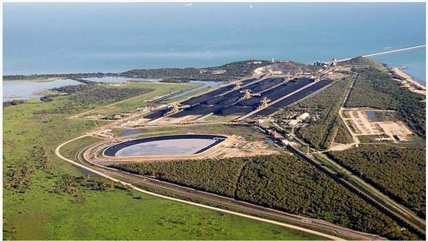 Abbot Point's proposed terminal 0 in Queensland would serve the company's giant Carmichael mine if it gets built.