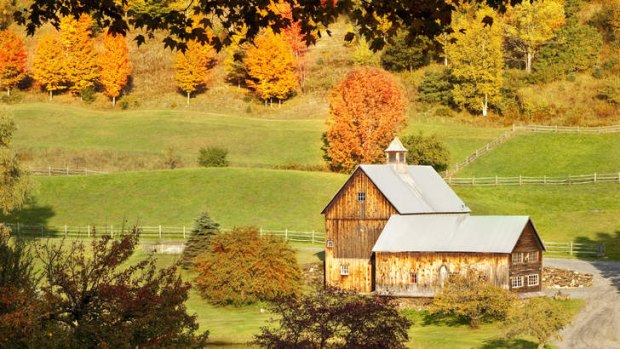 Fall blush: Autumn in Vermont.