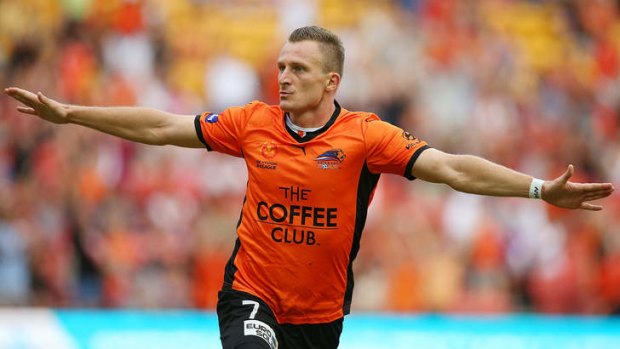 Screamer: Besart Berisha added two more goals to his tally, including a scorcher from distance.