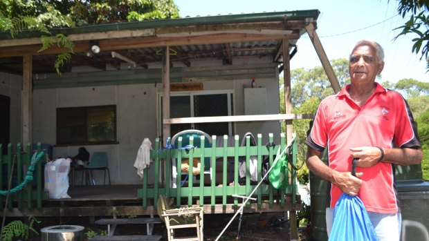 North Stradbroke Island feature. Quandamooka elder Ian Delaney.