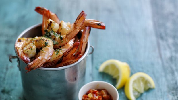 Luke Mangan's restaurants on P&O ships offer such delicacies as prawn buckets. 
