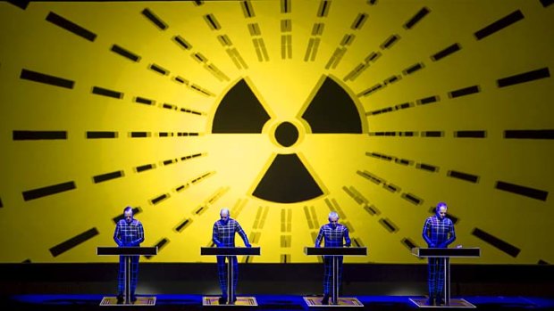Enthralling: Kraftwerk perform Radio Activity.