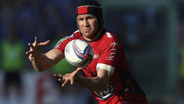 Former Wallaby Matt Giteau in action for Toulon this year.