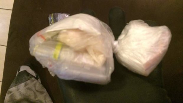 Some of the drugs seized from a Bowen Hills address.