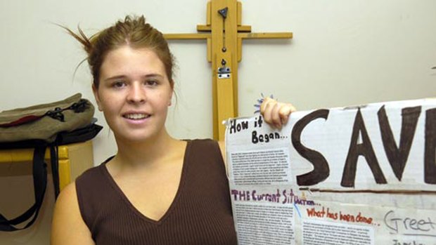 Kayla Mueller, pictured here in May 2013, had been tortured while she was held captive by IS. 
