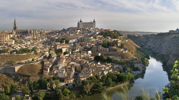 Toledo, beside the Tagus River.