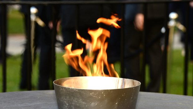 Brisbane’s Eternal Flame has been temporarily moved from the Ann Street site it has occupied since 1930.