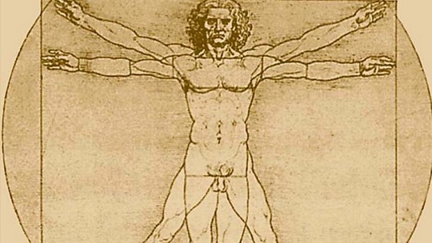Logic and creativity ... Leonardo Da Vinci's Vitruvian Man.