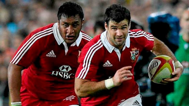 Sacked: Wales halfback Mike Phillips.