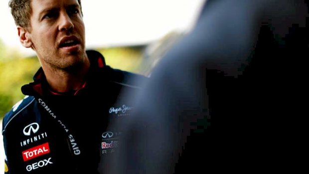 Defiant: three-time world champion Sebastian Vettel.