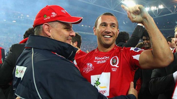 "[He's] one of the most competitive guys I've met. He'll want to play 10 at the highest level he can and in front of the biggest crowds he possibly can. That's him" ... Reds coach Ewen McKenzie on Quade Cooper.