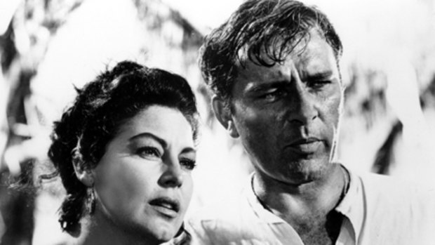 Old before their time? ... Ava Gardner, 42, and Richard Burton, 39, in 1964's The Night of the Iguana.