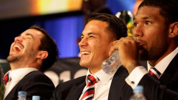 Plenty to smile about: Sonny Bill Williams.