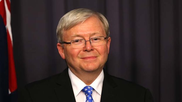 Recycled pilot: Prime Minister designate Kevin Rudd.