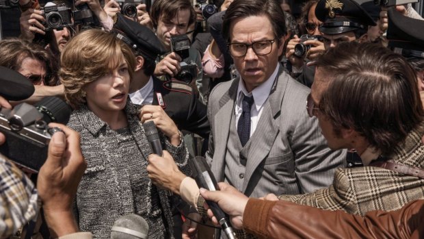 All the Money in the World: Michelle Williams and Mark Wahlberg.
