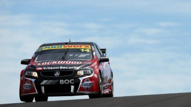 Up front: Fabian Coulthard during practice on Friday.