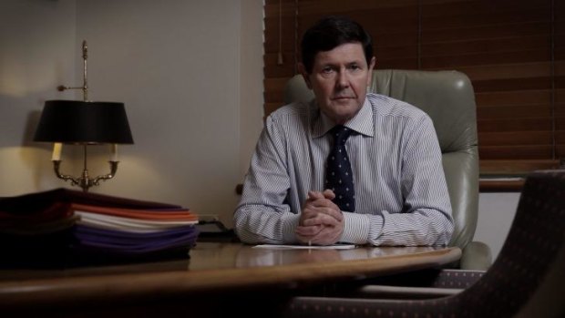 Kevin Andrews in his ministerial suite in Parliament House on Monday.