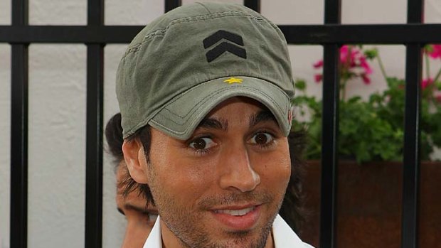 Heading to Australia ... Enrique Iglesias.