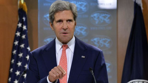 "Nothing today is more serious, and nothing is receiving more serious scrutiny": US Secretary of State John Kerry on Monday afternoon.
