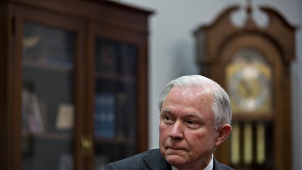 Senator Jeff Sessions, attorney-general pick for Donald Trump.