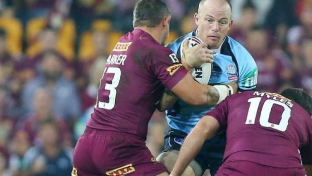 Newcastle forward Beau Scott had to fly out of Brisbane at 5.30am the morning after Origin I and was unable to front for the Knights in Auckland on Sunday.