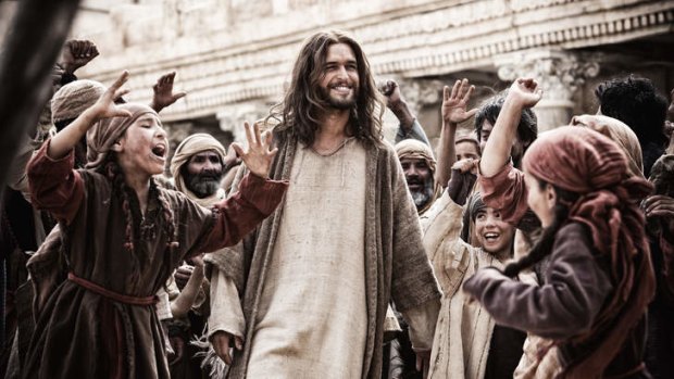 Lord's prayer: Diogo Morgado as Jesus struggles against evil - and a familiar storyline - as Channel Nine looks to <i>The Bible</i> for salvation.