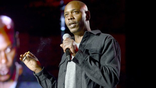 Dave Chappelle performs as part of the The Oddball Comedy & Curiosity Festival on September 20, 2013 in California.