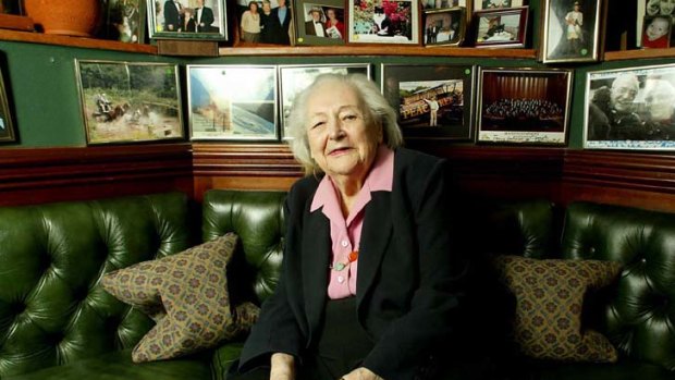 Heroic deeds ... Nancy Wake lived for several years at the Stafford Hotel in London.