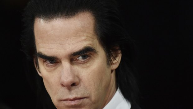 Nick Cave arrives at the British Academy of Film and Arts awards ceremony at the Royal Opera House in London in 2015.