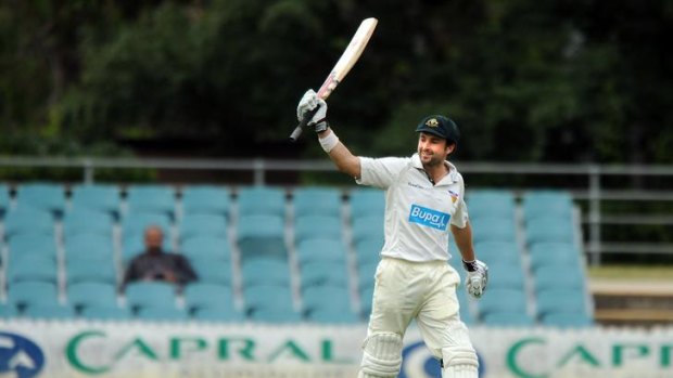 It's all happening ... Ed Cowan has had much to contend with this week.