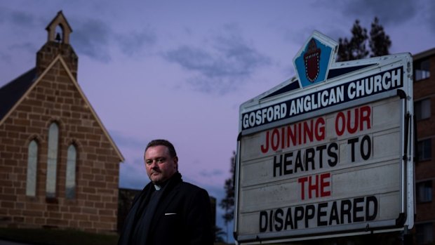Gosford Anglican Church's Father Rod Bower and his signs of the times