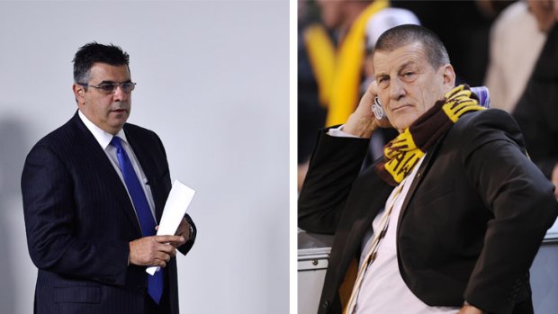 It's time ... Jeff Kennett, right, says there is a need for cultural change at the top of the AFL.