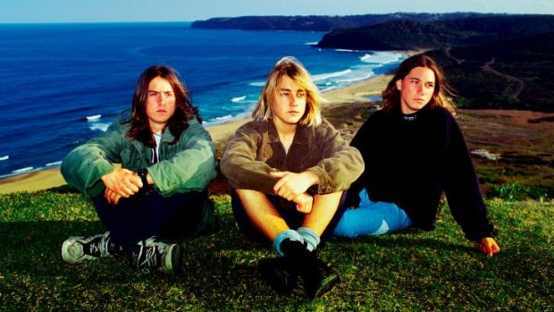 Former Silverchair, photographed way back in 1994, the year they were discovered by Triple J.